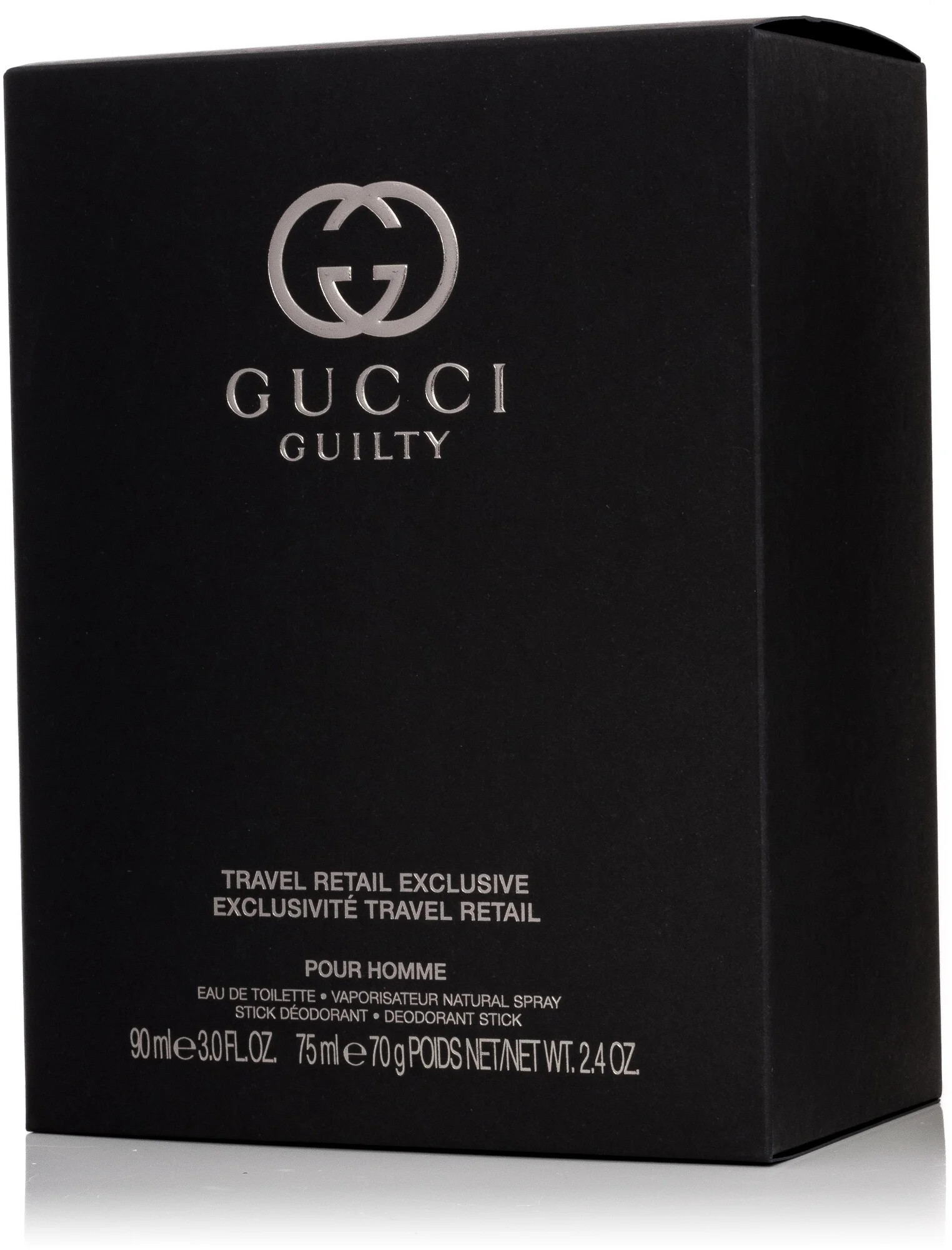 Gucci Guilty Pour Homme dárková sada Toaletní voda 90 ml + deostick 75 ml + balzám po holení 50 ml