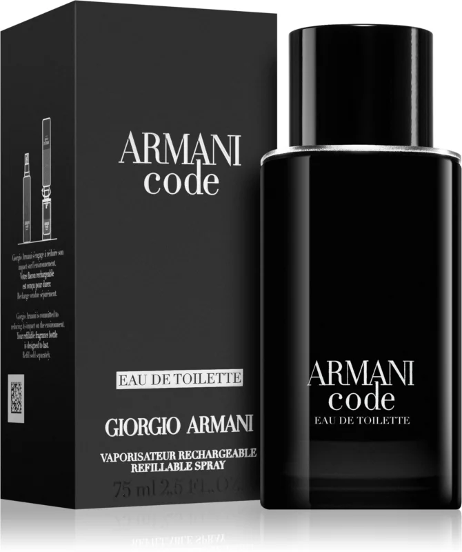 Giorgio Armani ARMANI Code toaletní voda pro muže plnitelná 75 ml