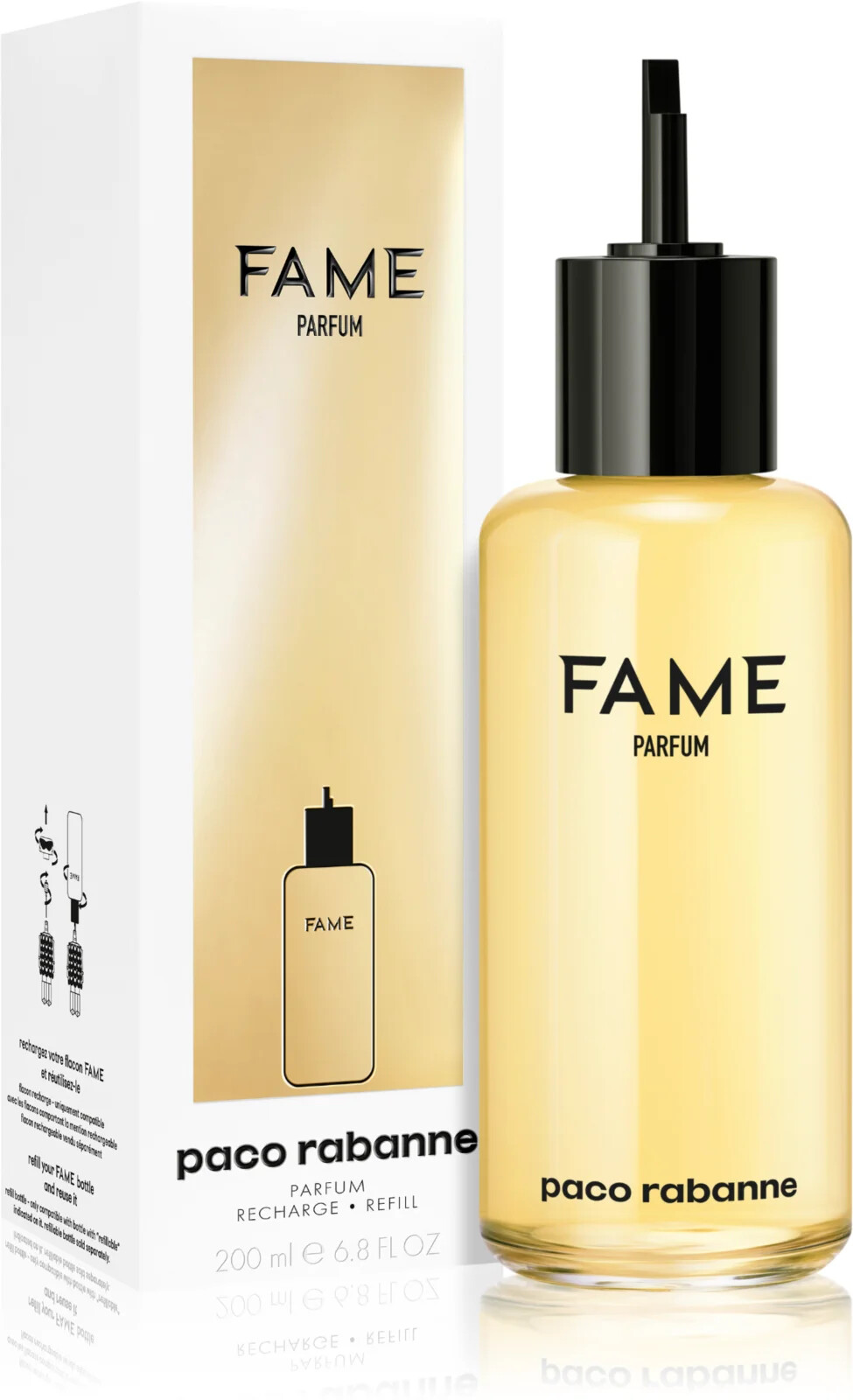 Paco Rabanne Fame Parfum parfém pro ženy náhradní náplň 200 ml