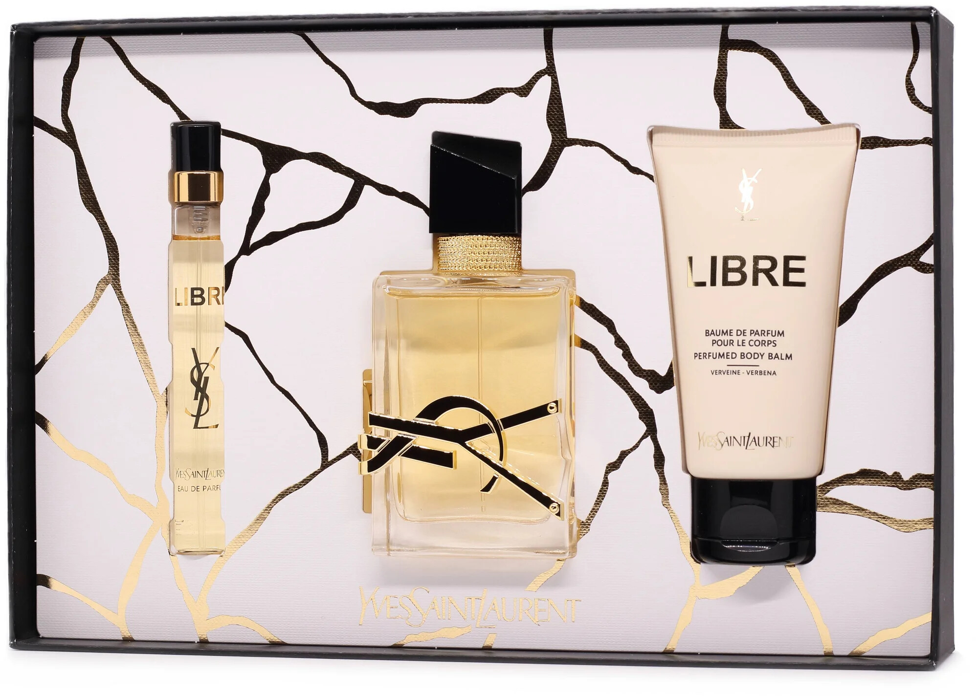Yves Saint Laurent Libre dárková sada pro ženy parfémová voda 50 ml + tělové mléko 50 ml + parfémová voda 10 ml