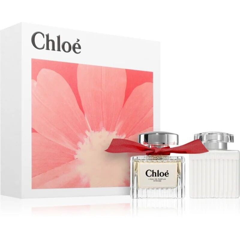 Chloé L’Eau De Parum Intense dárková sada pro ženy parfémová voda 50 ml + tělové mléko 100 ml